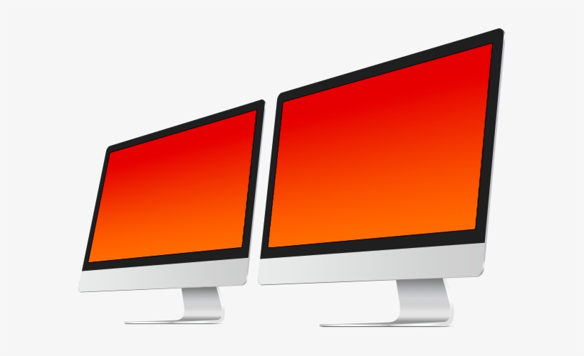 Imac Psd Templates - Monitor That Looks Like Imac, transparent png download