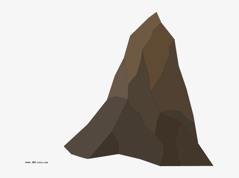 Rock Clipart Transparent Background - Нарисованная Скала, transparent png download