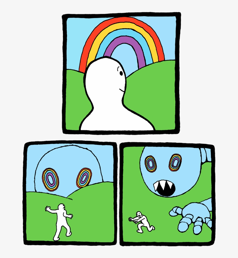 Pbf025-rainbow - Funny Rainbow, transparent png download