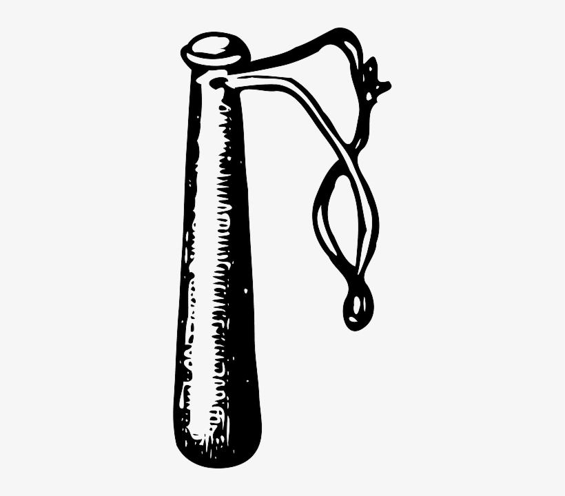 Old, Stick, Outline, Police, Cartoon, Line, Art, Baton - Old Time Police Baton, transparent png download