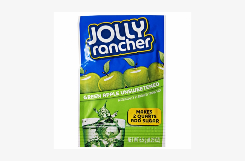Jolly Rancher Green Apple Drink Mix - Jolly Rancher Chews Bag, transparent png download