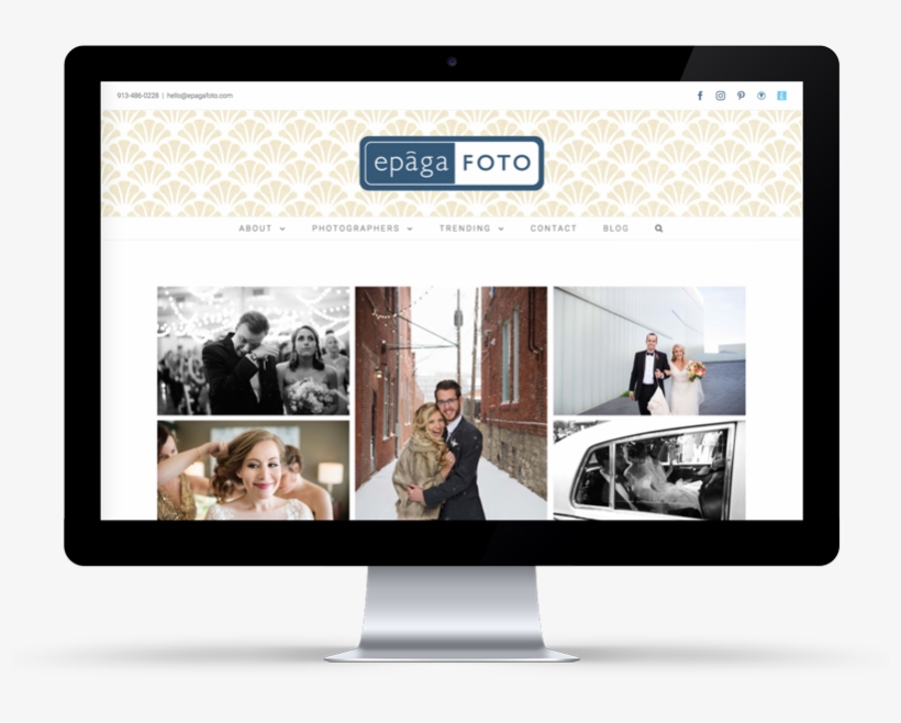 Cyclone Press Web Imac Mockup Epagafoto - Groom, transparent png download