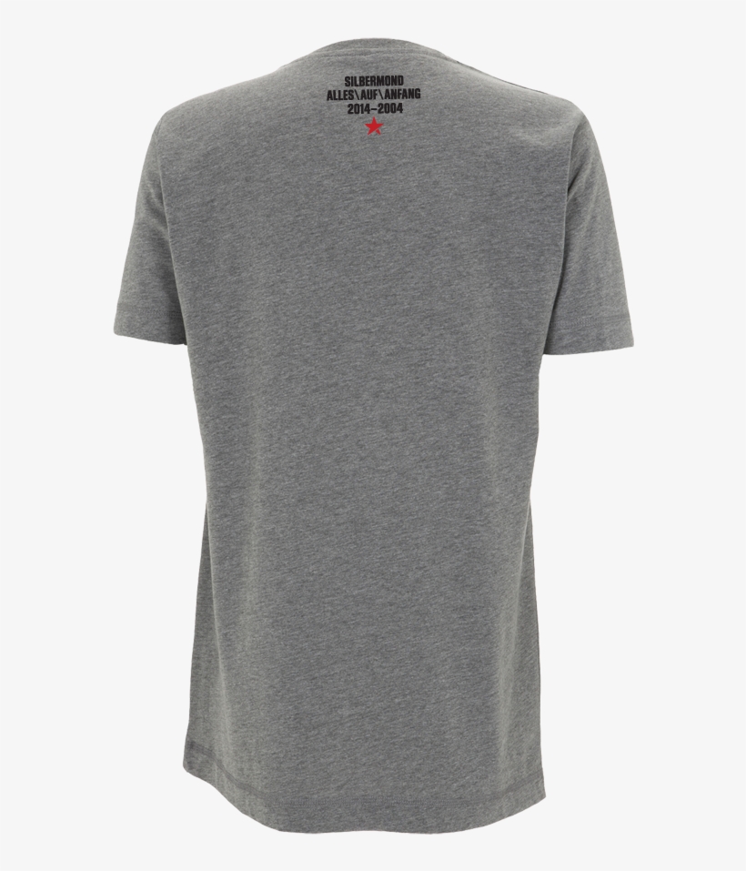 Silbermond Rewind Button Boy T Shirt Graumeliert Qwlgkq - T-shirt, transparent png download