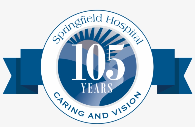 Springfield Hospital 105th Anniversary Logo - Graphic Design, transparent png download