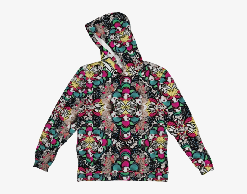 Butterfly Abstract Hoodie - Hoodie, transparent png download