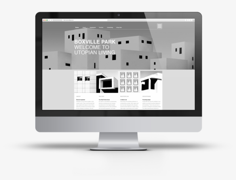 Imac Mockup Home, transparent png download