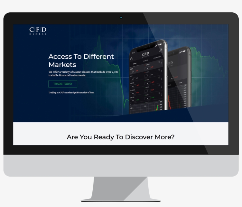 Whichfx Imac Mockup - Markets.com, transparent png download