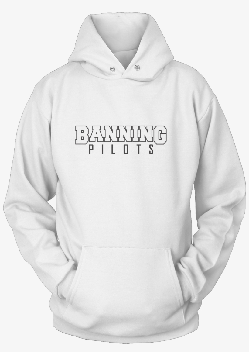 Banning Pilots Hoodie White - Dog Hair Is My Glitter Sweatshirt Hoodie, transparent png download