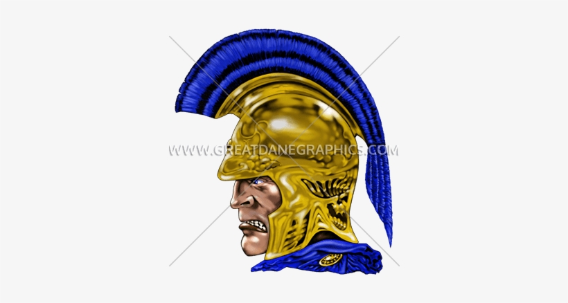 Trojan - Tirecoverpro Spartan Warrior With Golden Helmet And, transparent png download