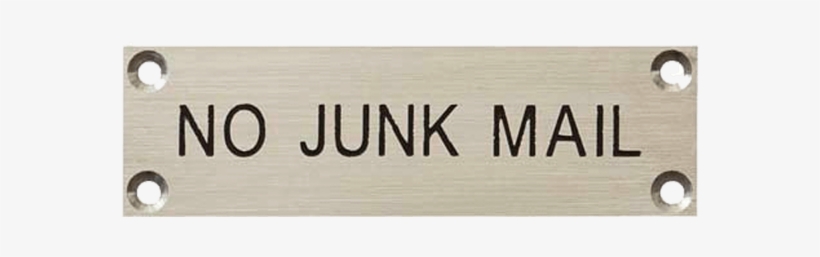 No Junk Mail Sign, transparent png download
