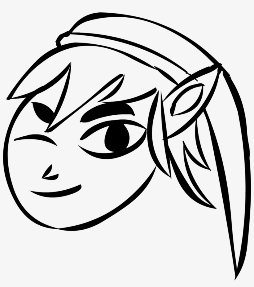 Link Winky Face By Bronythepony On Deviantart Clip - Face, transparent png download