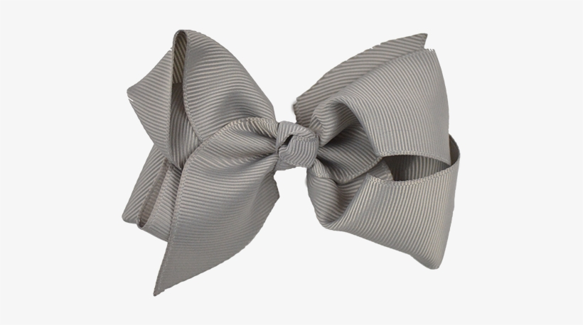 Rwc41406 Grey 10cm Ribbon Bow - Grey Ribbon Bow Png, transparent png download