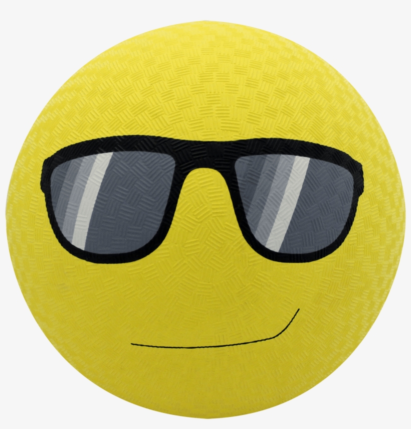 Emoji Playground Ball - Baden Rubber Sunglasses Emoji Playground Ball 8 5 Yellow, transparent png download