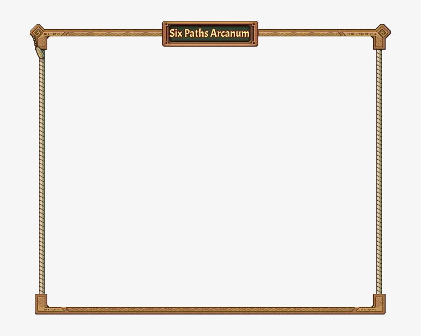 Six Path Arcanum Frame - Wiki, transparent png download