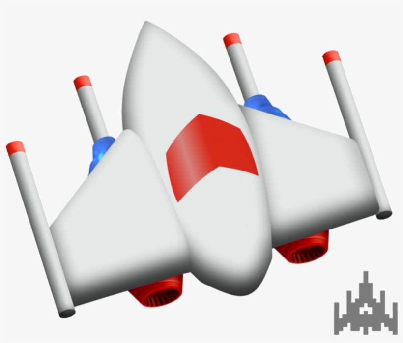 Galagaship - Galaga Super Smash Bros, transparent png download