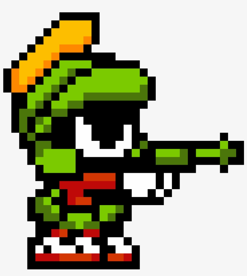 Looney Tunes Collection - Marvin The Martian Pixel, transparent png download
