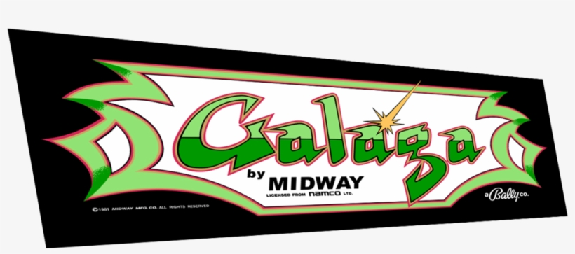 Galaga - Tin Sign Galaga Arcade Shop Game Room Art Marquee Consol, transparent png download