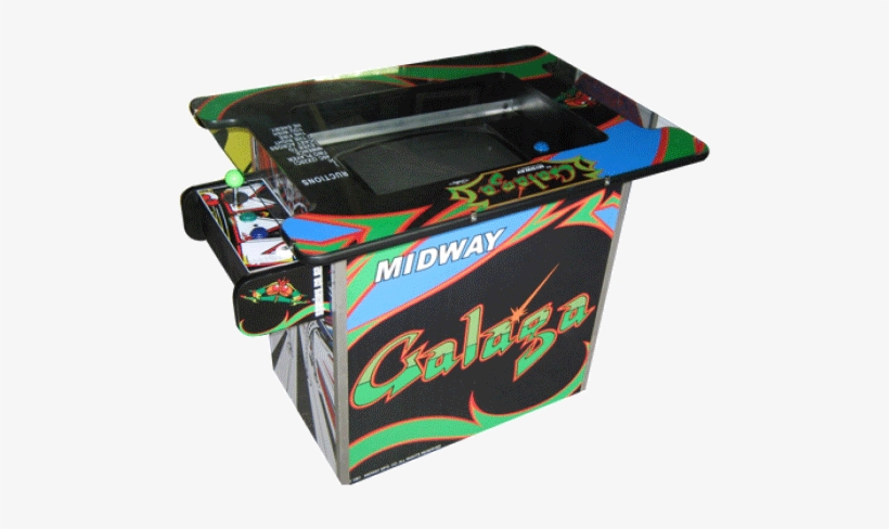 Galaga Cocktail With 60 Games - Video Game, transparent png download