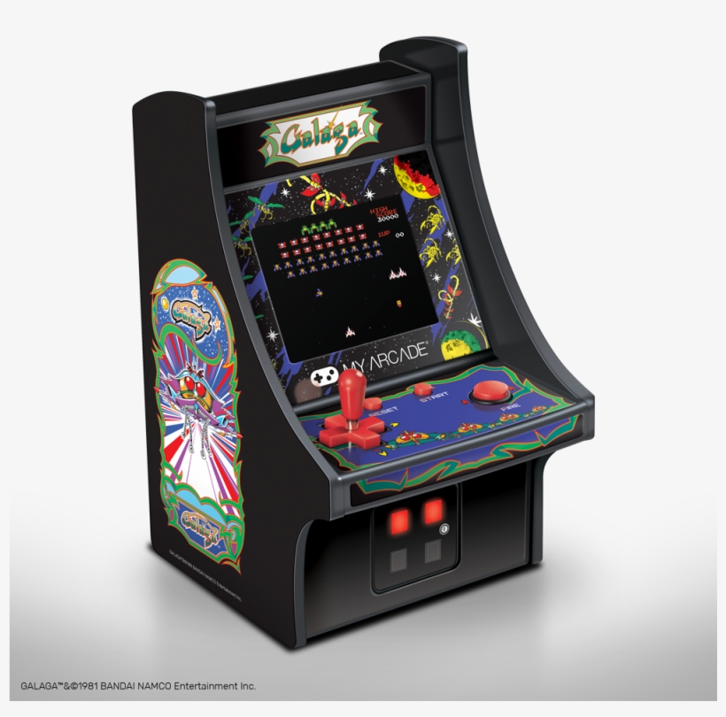 My Arcade Galaga Micro Player - Galaga Arcade, transparent png download