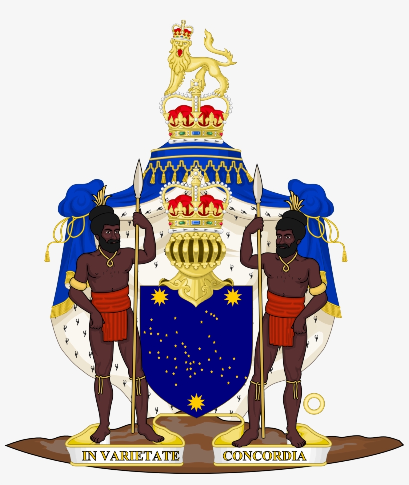 Iff Polynesia Coat Of Arms - Alternate British Coat Of Arms, transparent png download