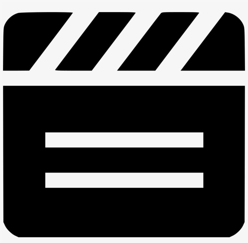 Movie Clapper Text, transparent png download