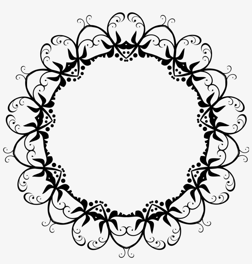 This Free Icons Png Design Of Silhouette Flourish Design, transparent png download