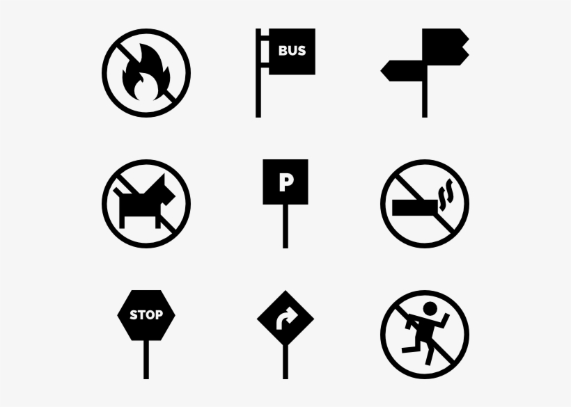 Signals & Prohibitions - Traffic Sign, transparent png download