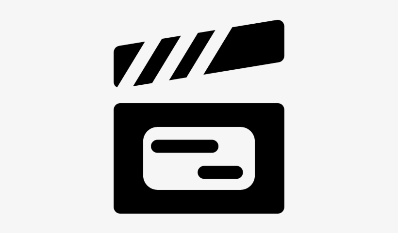 Movie Clapper Vector - Film, transparent png download