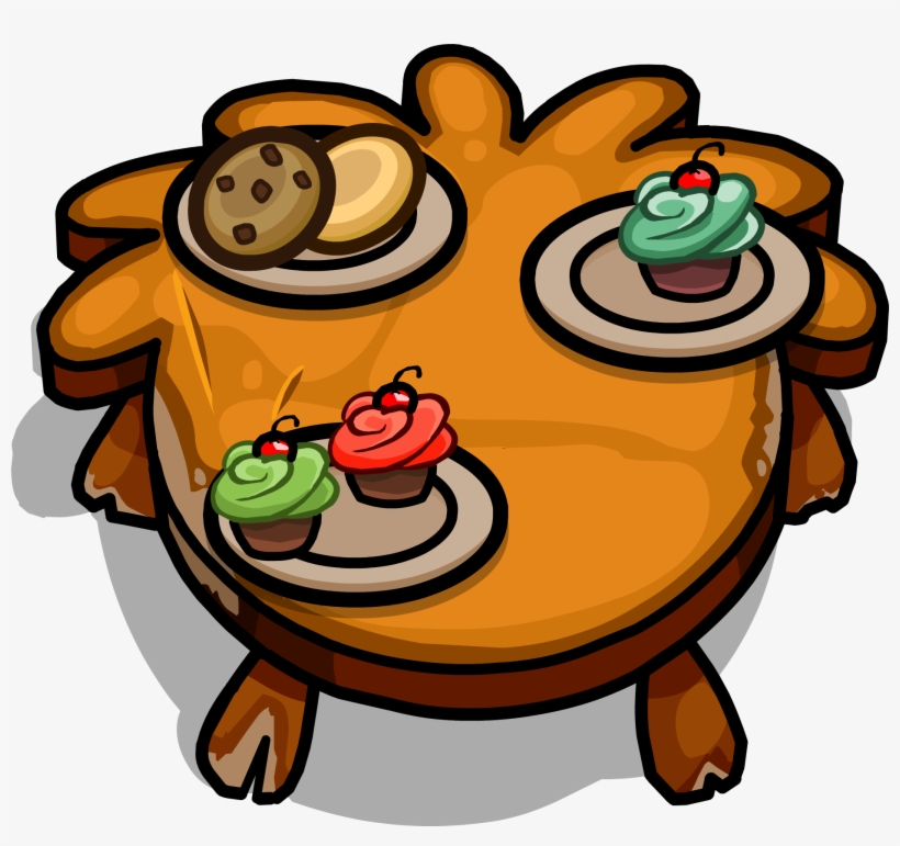 Rustic Puffle Table Sprite 002 - Portable Network Graphics, transparent png download