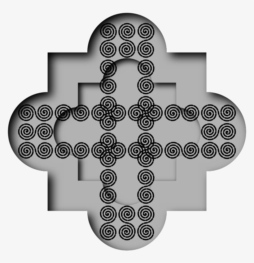 How To Set Use Spiral Cross Clipart, transparent png download