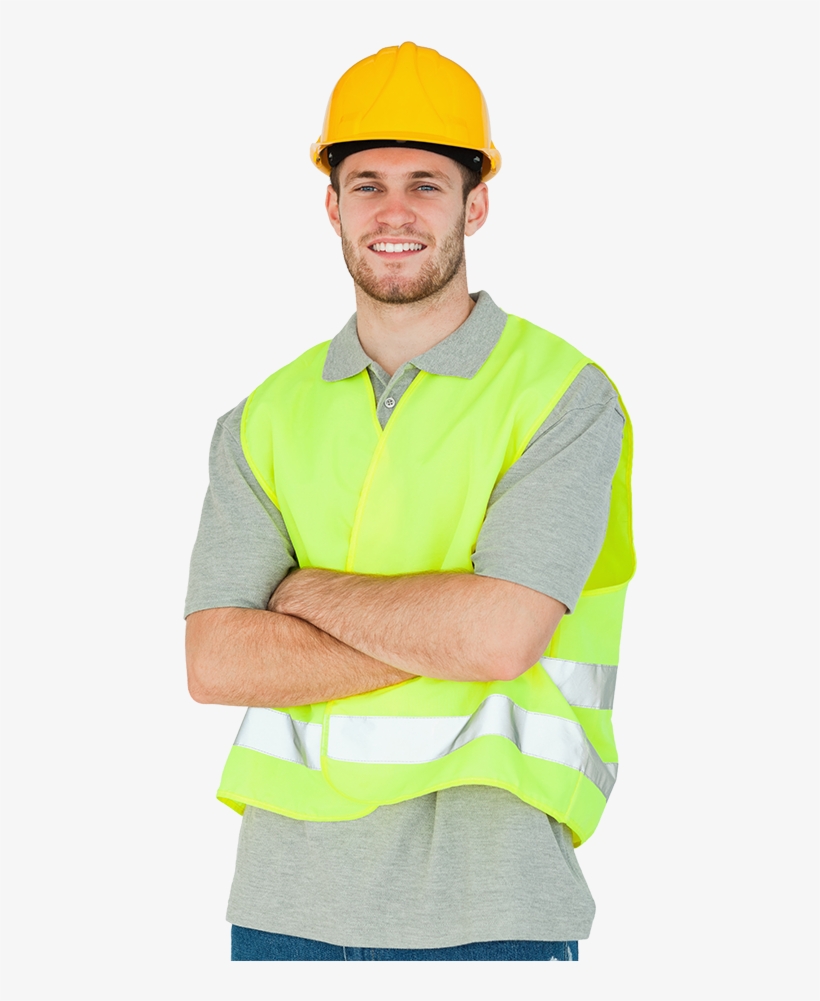 Construction Worker Folded Arms, transparent png download