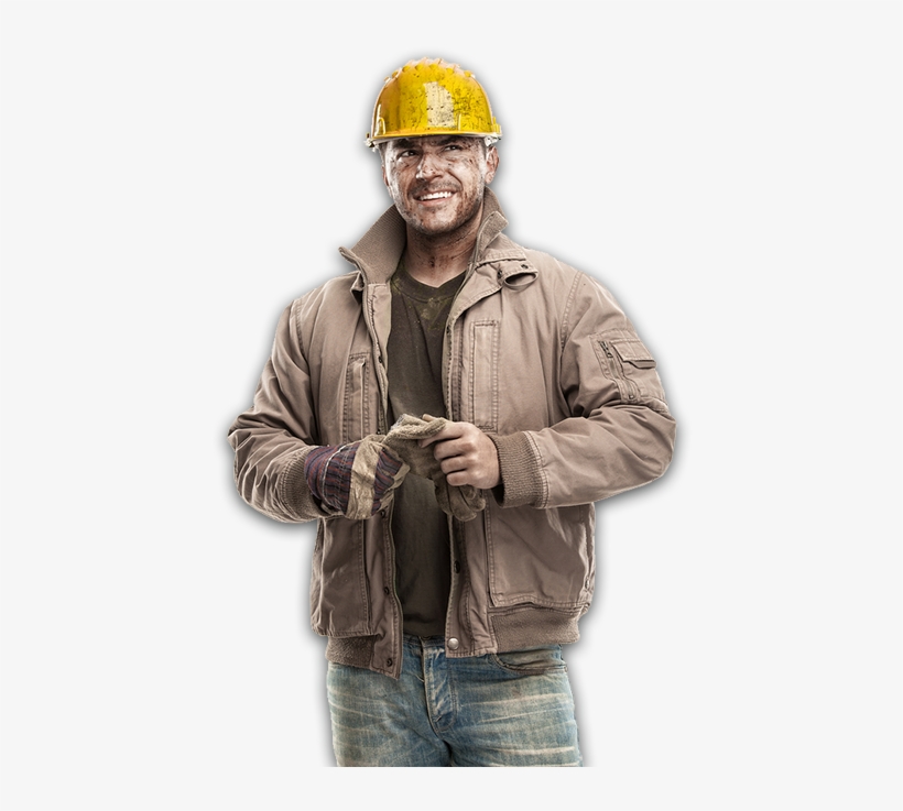 Construction Safety Worker - Wearing Gloves At Work, transparent png download