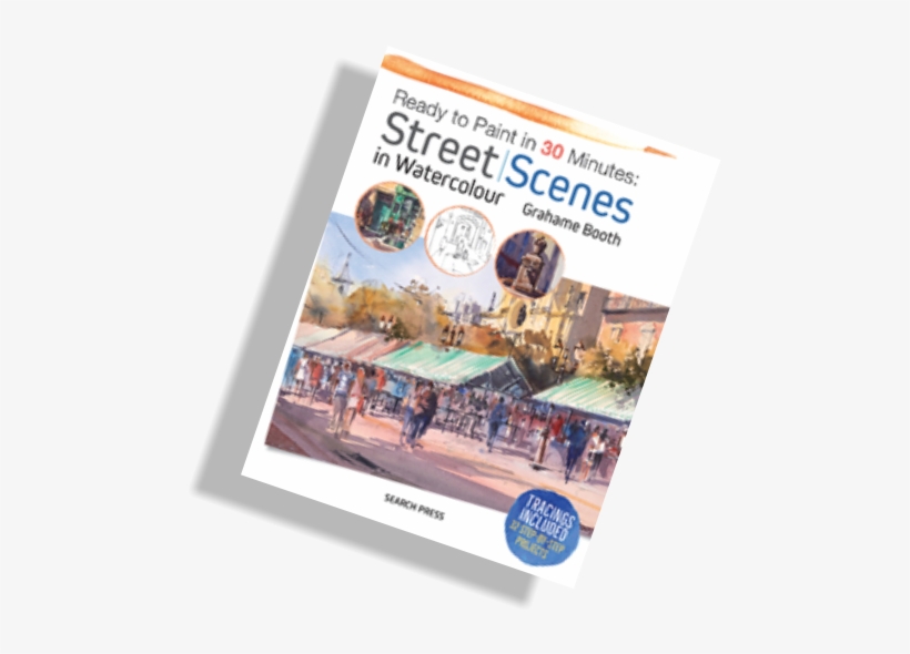 Watercolour Landscapes This Inspiring Watercolour Landscapes - Ready To Paint In 30 Minutes: Street Scenes In By Grahame, transparent png download