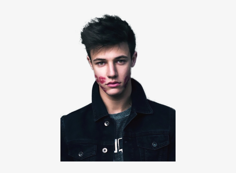 Cameron Dallas Kiss, Cameron Alexander Dallas, Kiss - Love Bites On Face, transparent png download