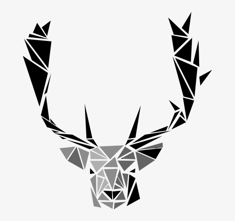 Stag Head Png - Drawing, transparent png download
