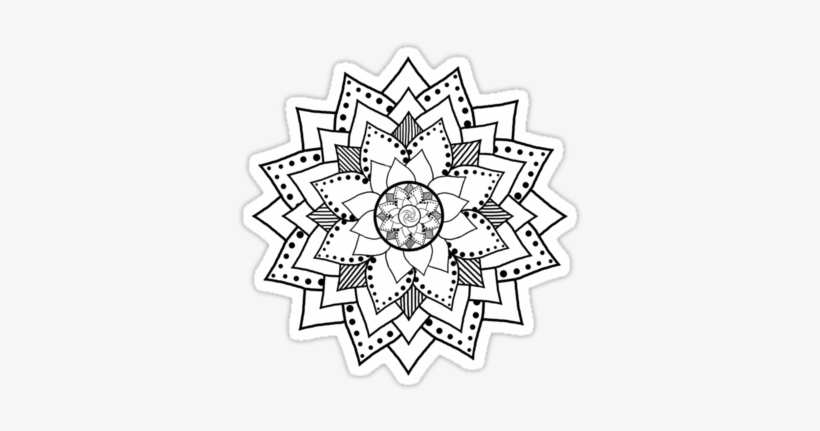 Sticker375x360 375×360 Pixels Henna Flower Designs, - Mehndi, transparent png download