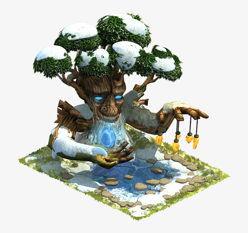 Snowy Charming Tree - Computer File, transparent png download