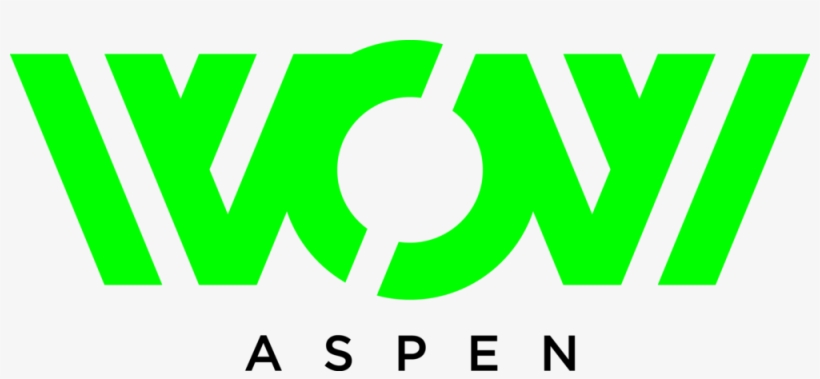 Logo Wow Aspen Green Black Rgb, transparent png download