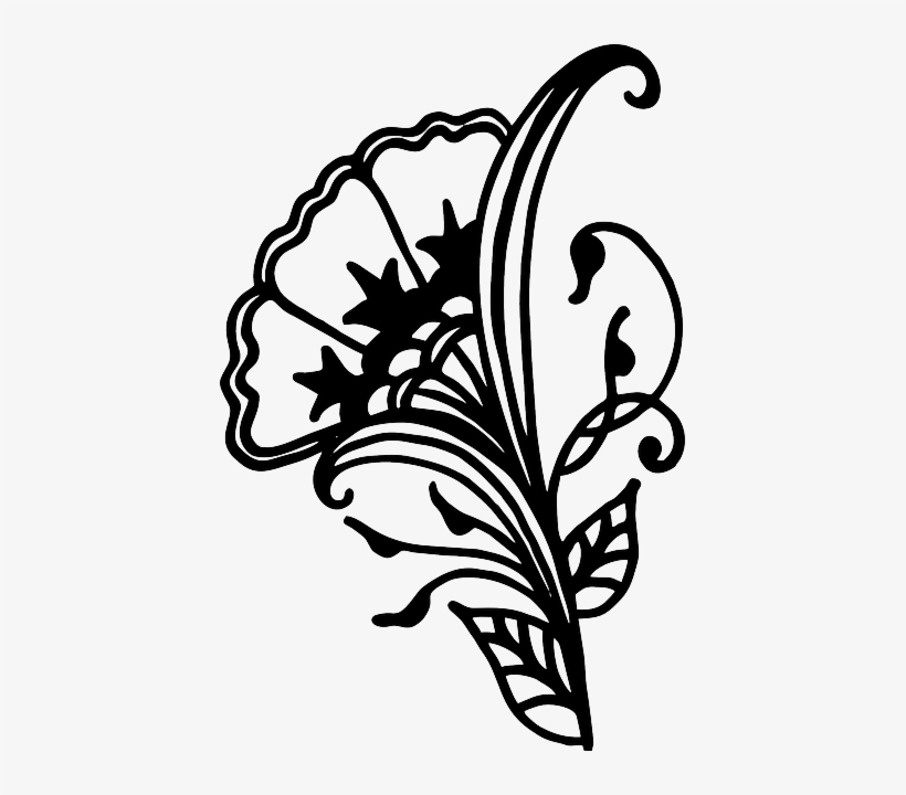 Henna, Vinstockar, Virvel, Teckningar, Siluett - Art, transparent png download