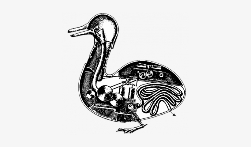 Manifestations For Animate Objects And Polymorph Other - Canard Digérateur De Jacques De Vaucanson, transparent png download