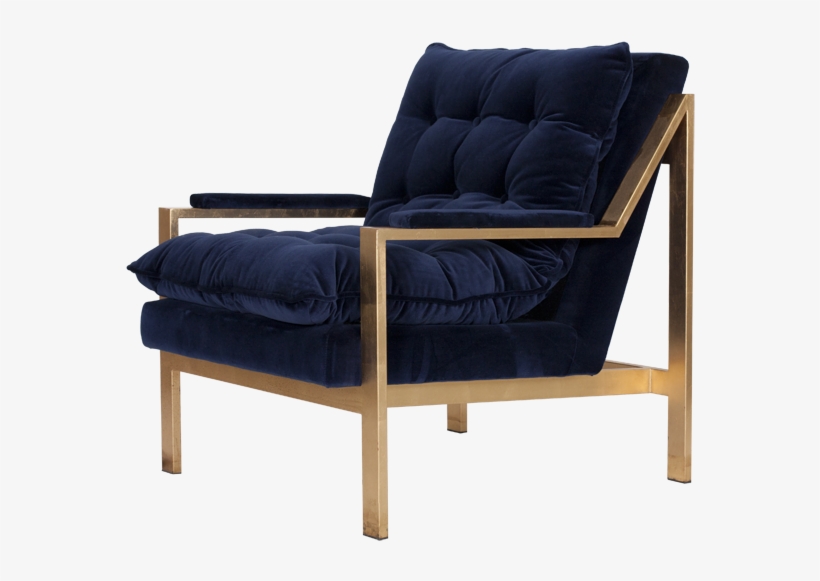 Cameron Gnavy - Black And Gold Armchair, transparent png download