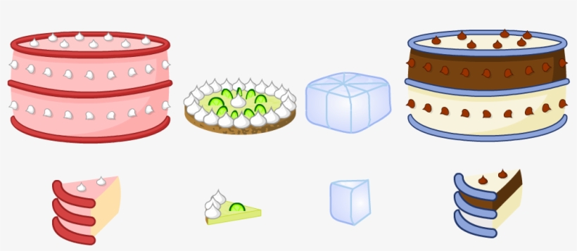 Evolution Of The Cakes - Battle For Dream Island Cake, transparent png download