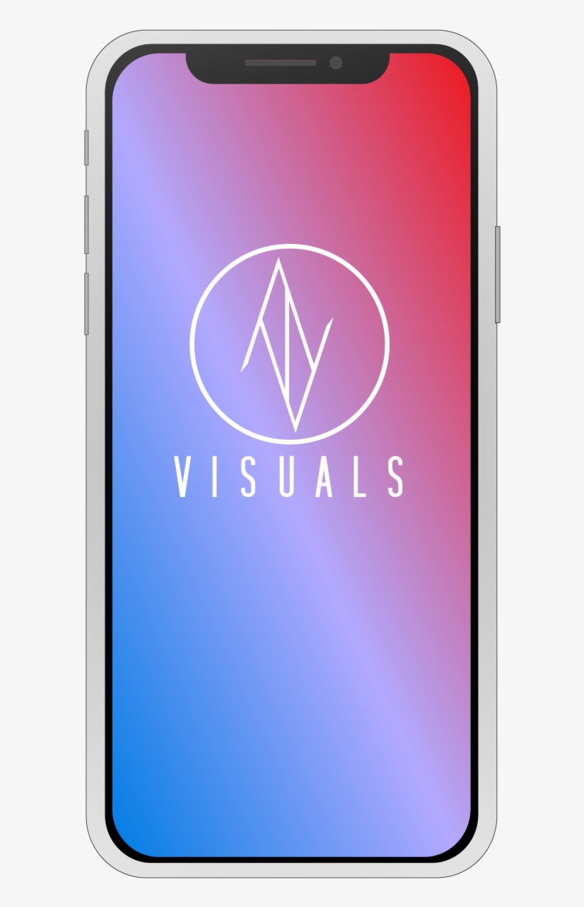 Iphone X Vector Design - Iphone, transparent png download