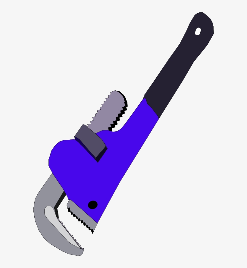Wrench Vector Image Tips - Pipe Wrench Clip Art, transparent png download