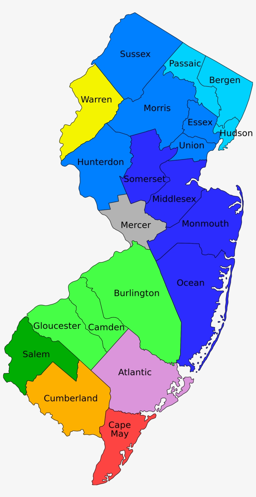 Could Carmelo Anthony Even Find New Jersey On A Map - New Jersey, transparent png download