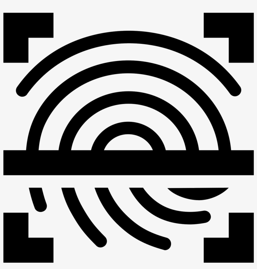Fingerprint Scan Icon - Dell, transparent png download