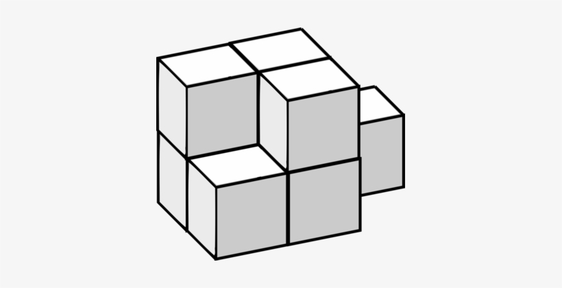 Puzzle Cube Three-dimensional Space Computer Icons - Clip Art Cube, transparent png download
