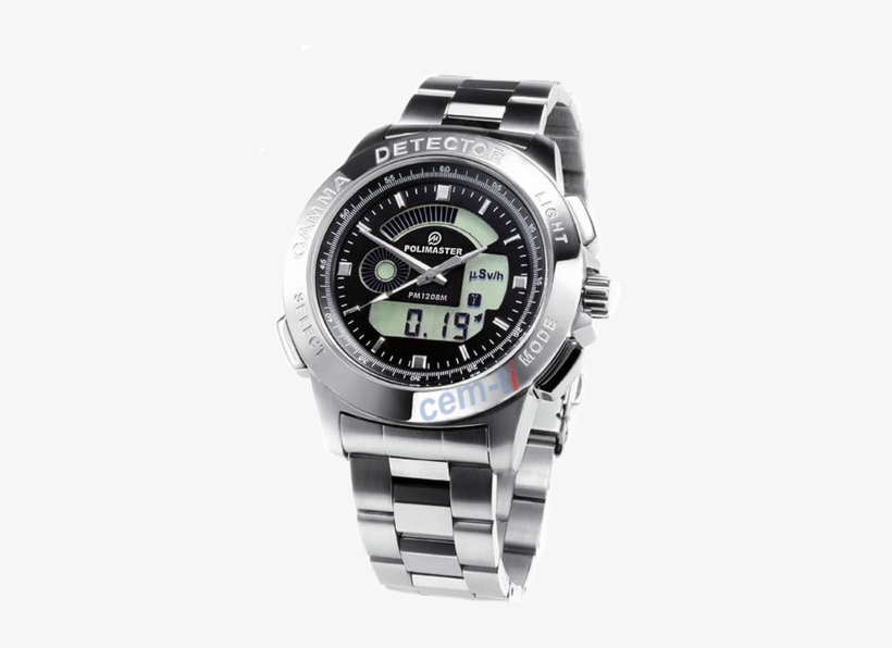 Detector Radioactividad Pm1208m Reloj Pulsera - Pm1208 Wrist Gamma Indicator, transparent png download