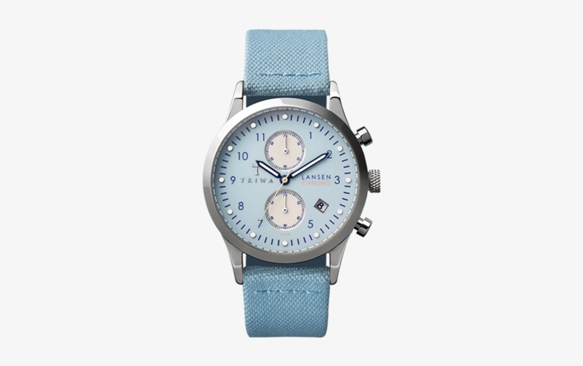 20 Triwa Reloj - Triwa Sky Lansen Chrono Tan Sewn Watch, transparent png download