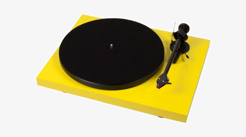 Pro-ject Debut Carbon Turntable - Yellow Turntable, transparent png download